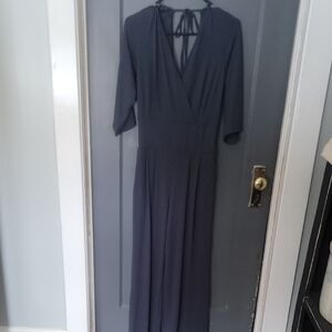 Elegant Navy Blue Women's Dress